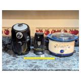 Group of small kitchen appliances: small
