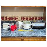 (2) Small slow cookers: Sunbeam & West Bend (has