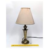 Small Table Lamp, works; approx. 16 1/2 in T;