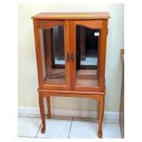 Small Lighted Curio Cabinet; approx. 24 in W x 43
