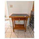 Small Serving Table; approx. 30 1/4 in W x 32 in