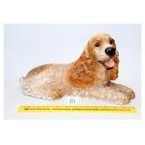 Homco Cocker Spaniel Statue, appears to be resin;
