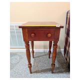 Cherry Side Table; measures approx. 18 in W x 29