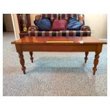 Cherry Coffee Table; measures approx. 42 in W x