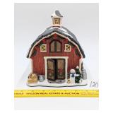 Ceramic Christmas Village: Barn; NO Light