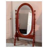 Cherry Standing Mirror; approx. 29 in W x 60 1/2