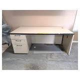 Desk; approx. 72 in W x 29 1/2 in T x 36 in D,