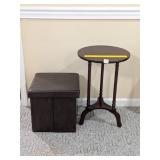 Round Side Table; approx. 15 3/4 in Diam x 23 3/4