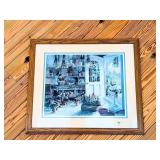 Home Interiors Framed Print; approx. 28 1/2 in x