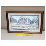 Framed Print "Feeding Time" by Ava Freeman;