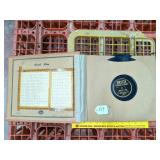 Vintage Bing Crosby Records in Album; album is