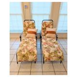 (2) Chaise Lounge Chairs     Located in Sun Room