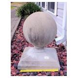 Large Concrete garden ball finial