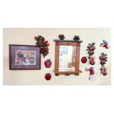 Group of Home Interiors Apple Wall Décor