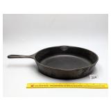 11 3/4 inch cast iron skillet, marked 10