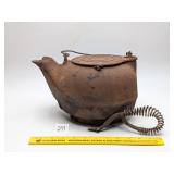 Cast Iron tea kettle & antique Arctic brand cast