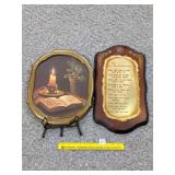 Fruits of the Spirit print w/ metal frame & stand