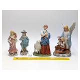 (2) Home Interiors Ceramic Figurines & Pinky &