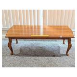 Oak Coffee Table; measures approx. 48 in W x 16