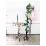 Vintage Floor Lamp, untested; has plastic pole