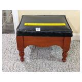 Wooden Foot Stool; approx. 15 1/2 in W x 12 in T