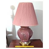 Table Lamp w/ Ceramic Base, works; approx. 27 1/2