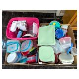 (3) Boxes of plasticware      Located in garage