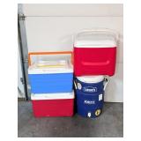 Group of coolers      Located in garage