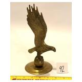 Brass Eagle; inscribed, "The Lord is My Strength"
