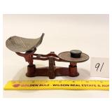Antique Small Scale; possibly a toy or salesman