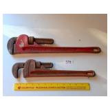 14 in & 18 in Adjustable Pipe Wrenches