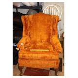 Vintage Wingback Chair        Located in Basement