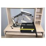 X-Acto Paper Cutter, SunLight desk lamp & other