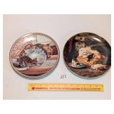 (2) Decorative Cat Plates         Located in