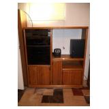 Entertainment Center Cabinet; contents NOT