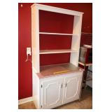 Kitchen Cabinet w/ Open Shelving; (2) pieces; top