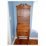 Small Secretary w/ Bookshelf Top, approx. 24 in W