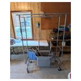 Rolling Clothing Rack & Closet System