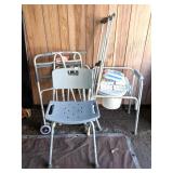 Group lot of convalescent items        Located in