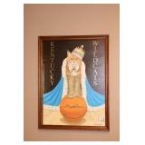 Kentucky Wildcats King of the Court framed print