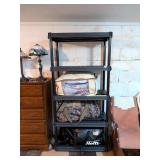 Plastic Shelving Unit; approx. 37 in x 75 in x 17