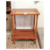 Wooden Side Table; approx. 18 in x 24 in x 13 in