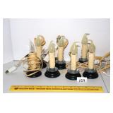(7) Electric Candle Lamps          Located in