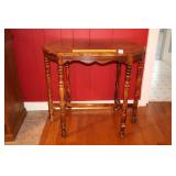 Vintage Wooden Occasional Table; has damage to