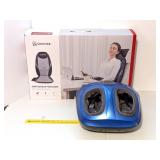 Shiatsu Back Massager & a Homedics Foot Massager