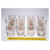 (8) Pfaltzgraff "Tea Rose" Ice Tea Glasses