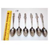 Vintage Set of Dionne Quintuplets Spoons & also a