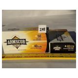 100 Rounds Armscor 40 Smith & Wesson 180 Grain