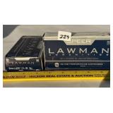100 Rounds Lawman Ammunition 9mm Luger 124 Grain