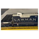 100 Rounds Lawman Ammunition 9mm Luger 124 Grain